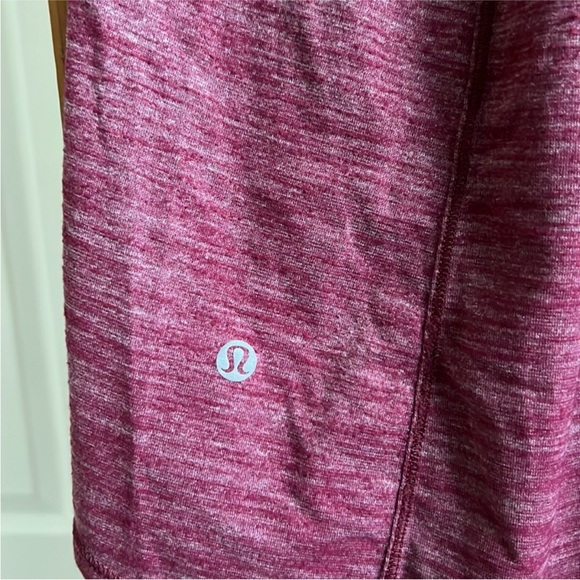 Lululemon Muscle swing tank top Marled Red - Picture 4 of 5